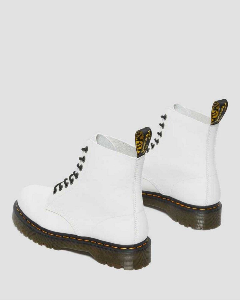 Green DR Martens 1460 Pascal Bex Pisa Leather Lace Up Boots | 6348FVKTQ