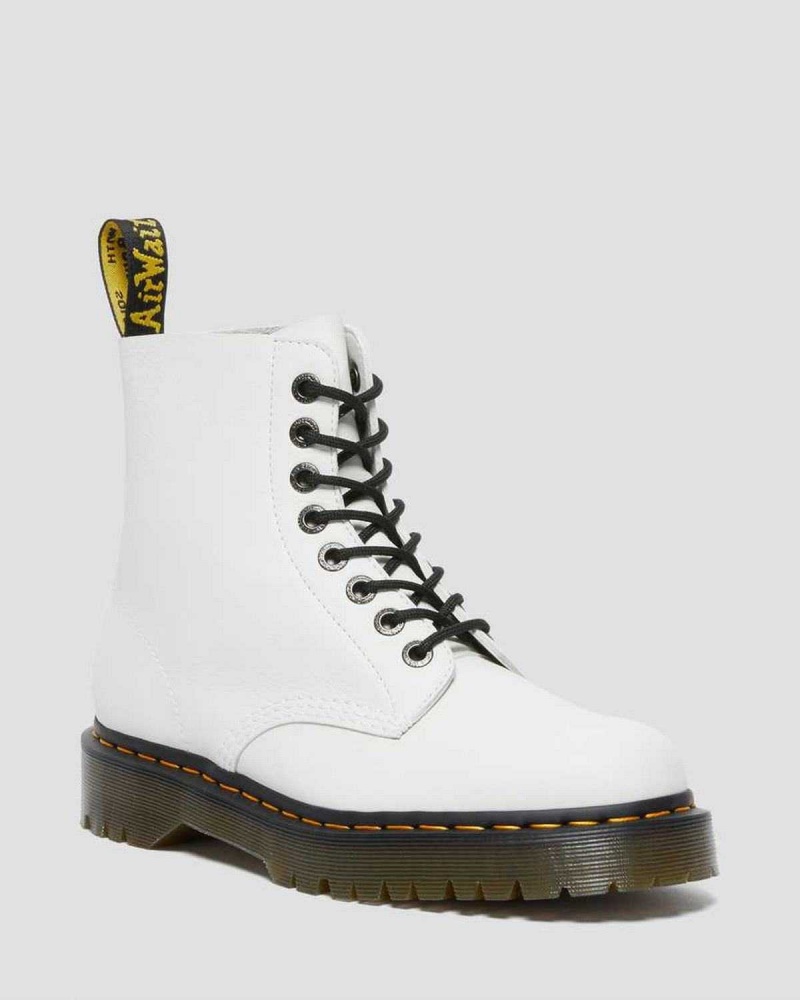 Green DR Martens 1460 Pascal Bex Pisa Leather Lace Up Boots | 6348FVKTQ