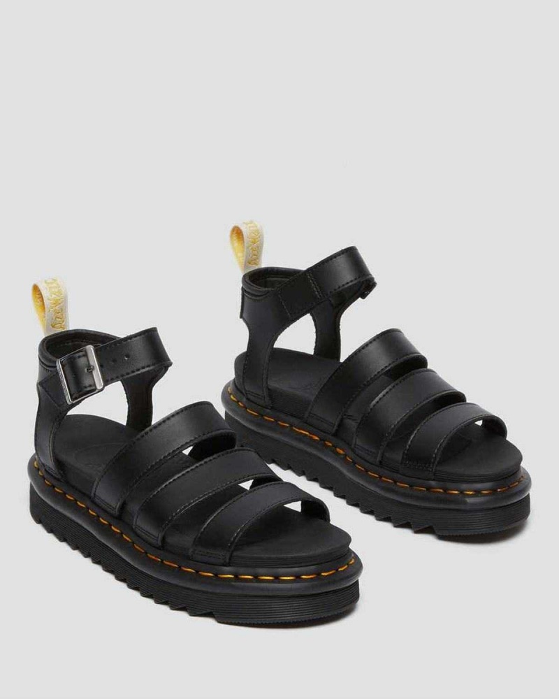 Green DR Martens Vegan Blaire Felix Gladiator Sandals | 9806TPMAN