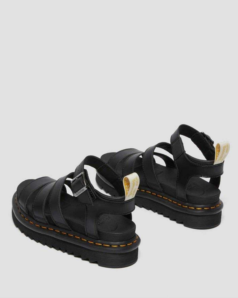 Green DR Martens Vegan Blaire Felix Gladiator Sandals | 9806TPMAN