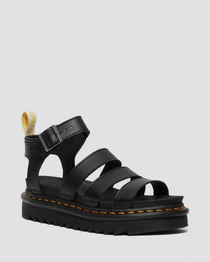 Green DR Martens Vegan Blaire Felix Gladiator Sandals | 9806TPMAN